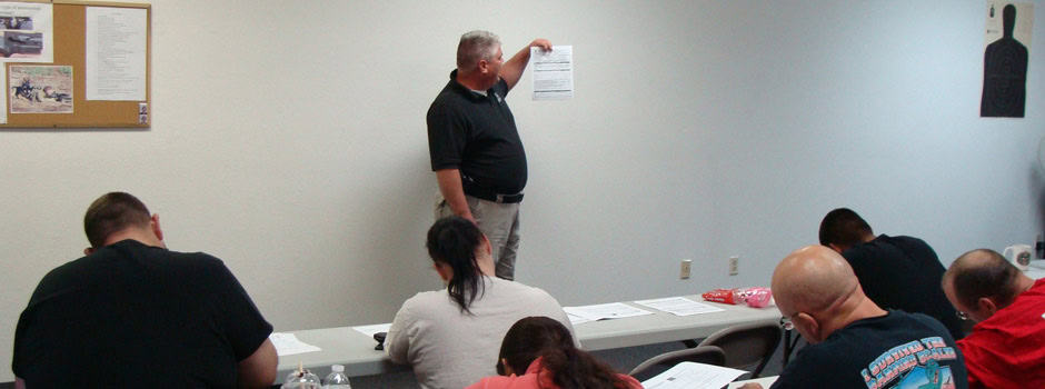 Students completing Arizona security training
